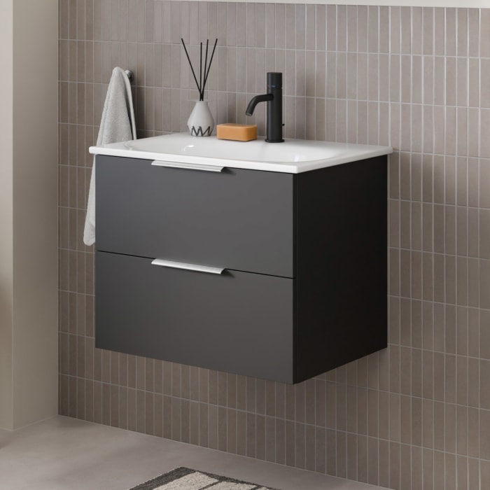 Steinkamp Living 2.0 / GROHE Essence Waschtisch mit Unterschrank 60 cm