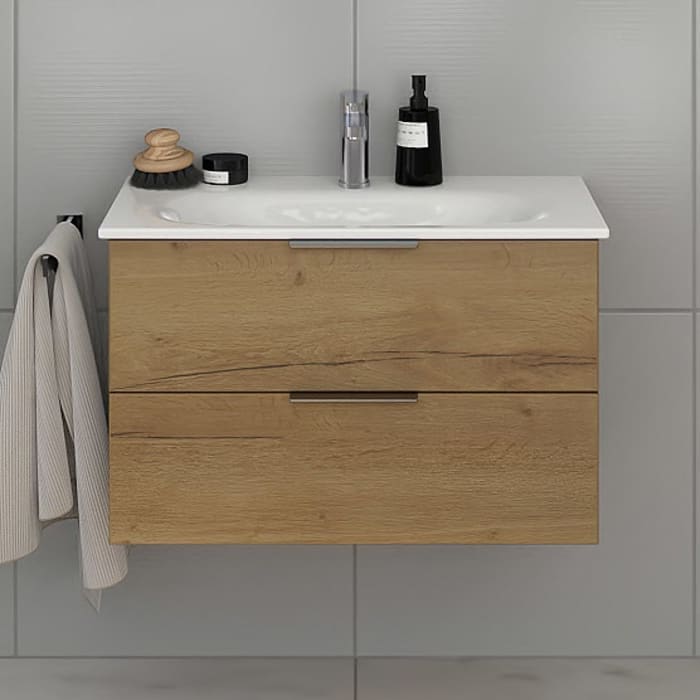 Steinkamp Living 2.0 / GROHE Essence Waschtisch mit Unterschrank 80 cm