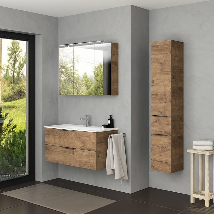 Steinkamp Living 2.0 / GROHE Essence Waschtisch mit Unterschrank 100 cm