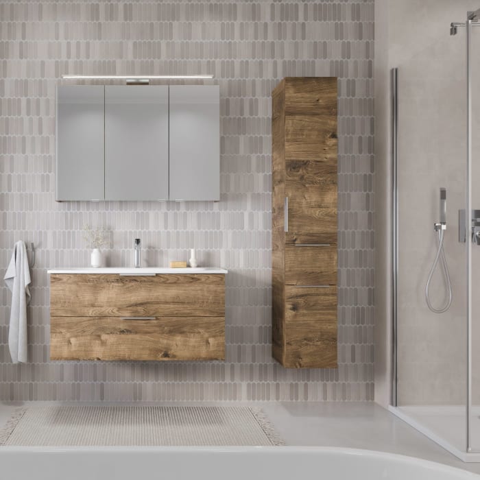 Steinkamp Living 2.0 Hochschrank 30 x 168 cm mit 2 Türen und 1 Auszug