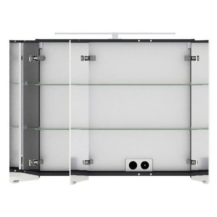 Steinkamp Living 2.0 Badmöbel Set 80 cm mit Spiegelschrank