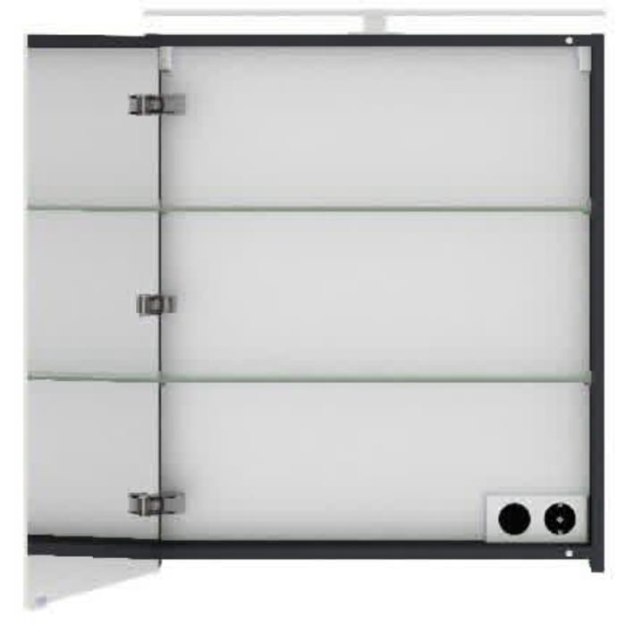 Steinkamp Living 2.0 / GROHE Essence Badmöbel Set 60 cm mit Spiegelschrank