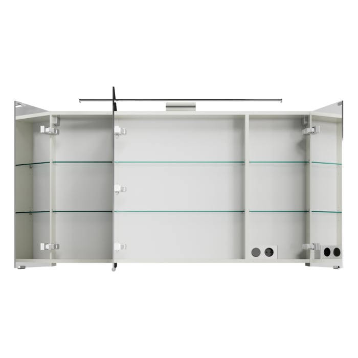 Steinkamp Living 2.0 / Villeroy & Boch Venticello Badmöbel Set 120 cm mit Spiegelschrank, 3 Türen