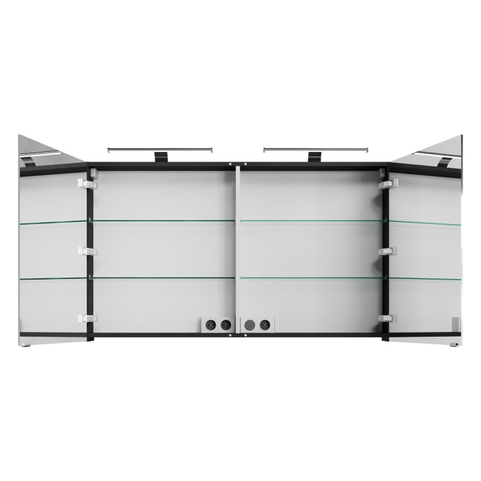 Steinkamp Living 2.0 / Villeroy & Boch Venticello Badmöbel Set 120 cm mit Spiegelschrank, 2 Türen