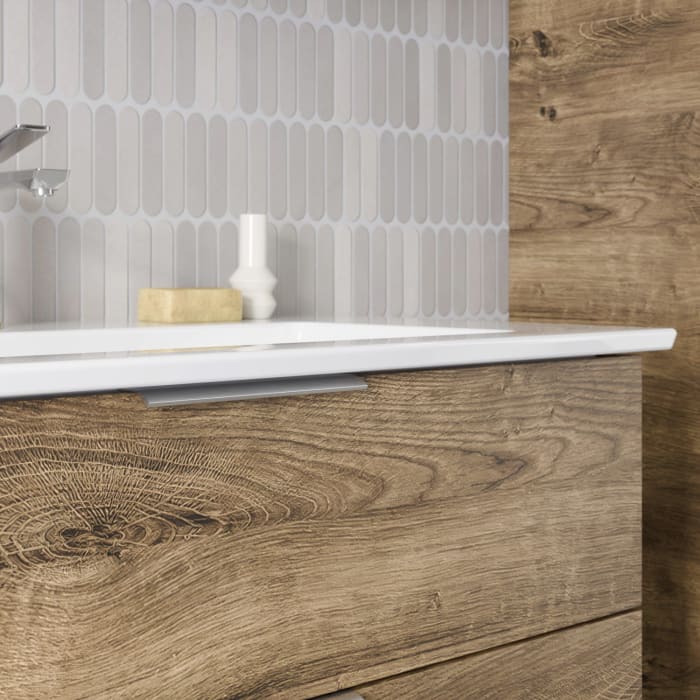 Steinkamp Living 2.0 / Villeroy & Boch Venticello Badmöbel Set 120 cm mit Spiegelschrank, 2 Türen