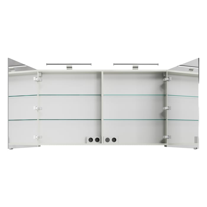 Steinkamp Living 2.0 / Villeroy & Boch Venticello Badmöbel Set 120 cm mit Spiegelschrank, 2 Türen