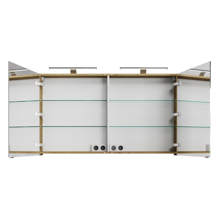 Steinkamp Living 2.0 / Villeroy & Boch Venticello Badmöbel Set 120 cm mit Spiegelschrank, 2 Türen