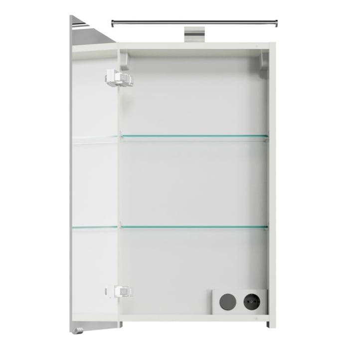 Steinkamp Living 2.0 Spiegelschrank 40 cm mit 1 Tür und LED-Aufsatzleuchte