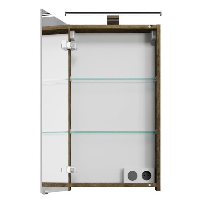 Steinkamp Living 2.0 Spiegelschrank 40 cm mit 1 Tür und LED-Aufsatzleuchte