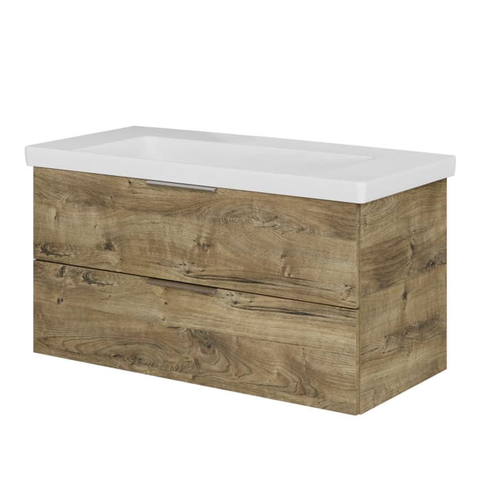 Steinkamp Living 2.0 / Villeroy & Boch Subway 3.0 Waschtisch mit Unterschrank 100 cm