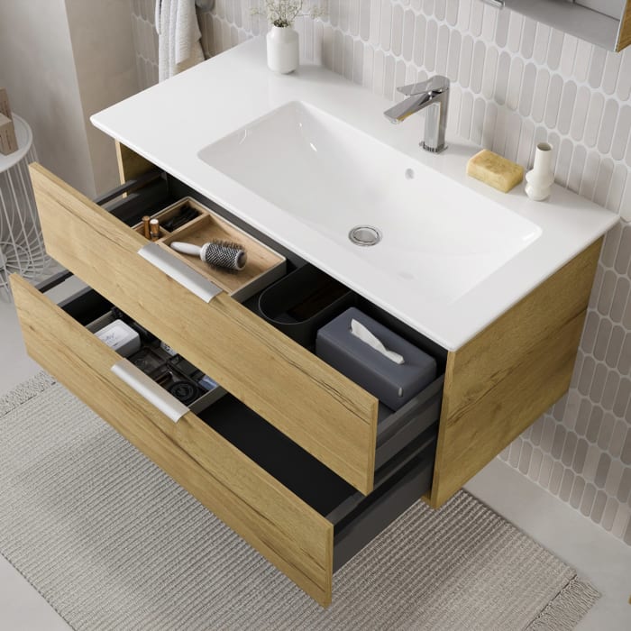 Steinkamp Living 2.0 / Villeroy & Boch Venticello Waschtisch mit Unterschrank 100 cm