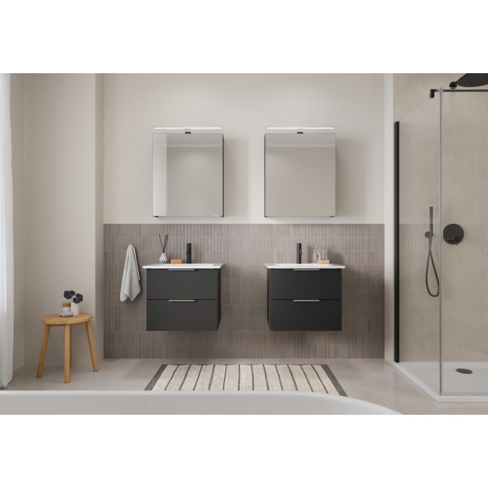 Steinkamp Living 2.0 / Villeroy & Boch Venticello Waschtisch mit Unterschrank 60 cm