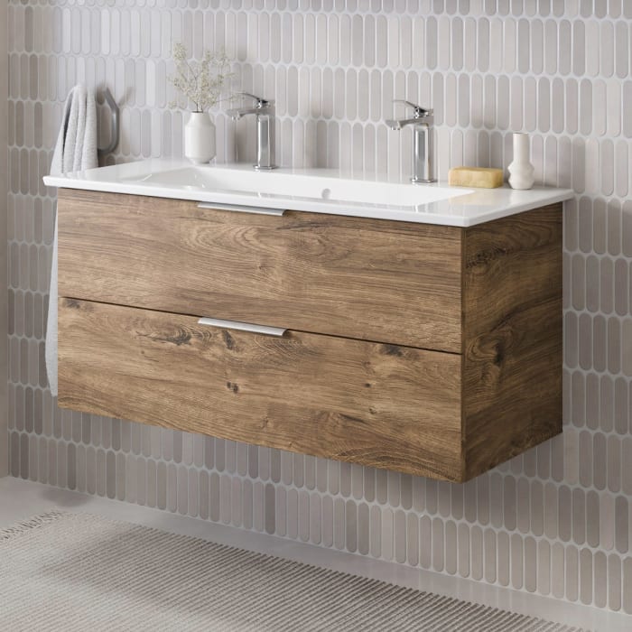 Steinkamp Living 2.0 / Villeroy & Boch Venticello Waschtisch mit Unterschrank 100 cm