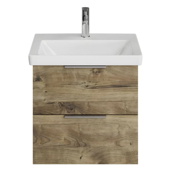 Steinkamp Living 2.0 / Villeroy & Boch Subway 3.0 Waschtisch mit Unterschrank 55 cm