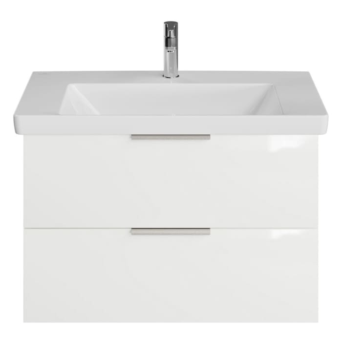 Steinkamp Living 2.0 / Villeroy & Boch Subway 3.0 Waschtisch mit Unterschrank 80 cm