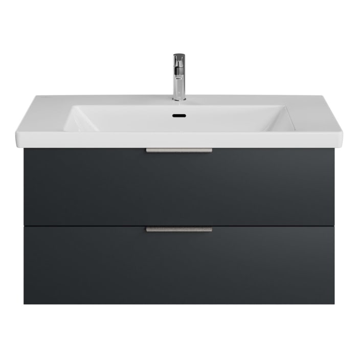 Steinkamp Living 2.0 / Villeroy & Boch Subway 3.0 Waschtisch mit Unterschrank 100 cm