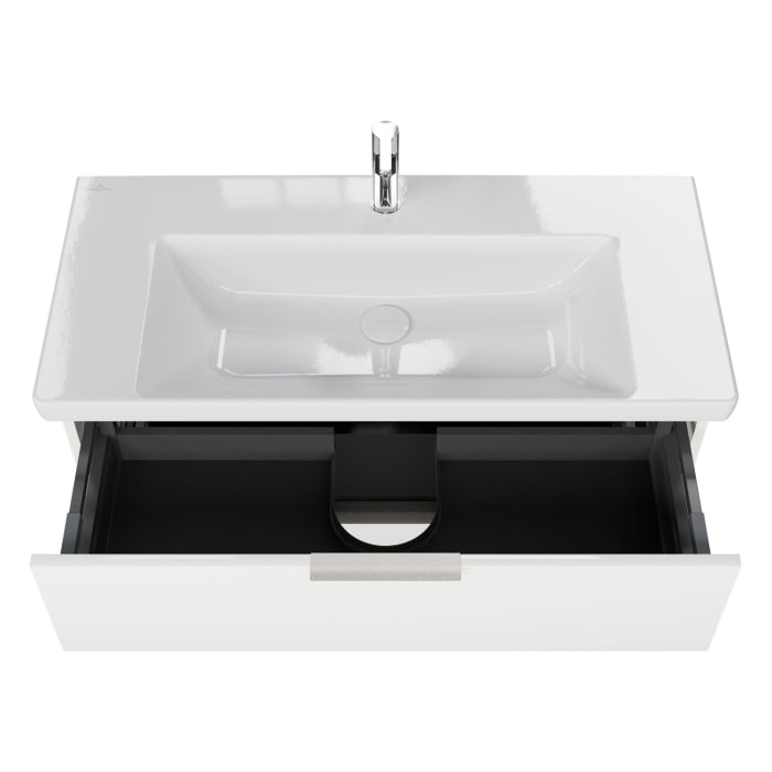 Steinkamp Living 2.0 / Villeroy & Boch Subway 3.0 Waschtisch mit Unterschrank 100 cm