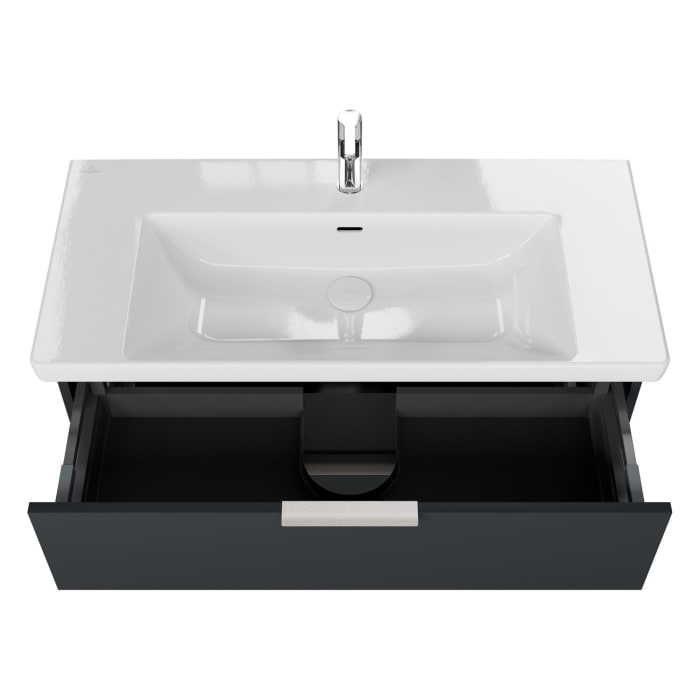 Steinkamp Living 2.0 / Villeroy & Boch Subway 3.0 Waschtisch mit Unterschrank 100 cm