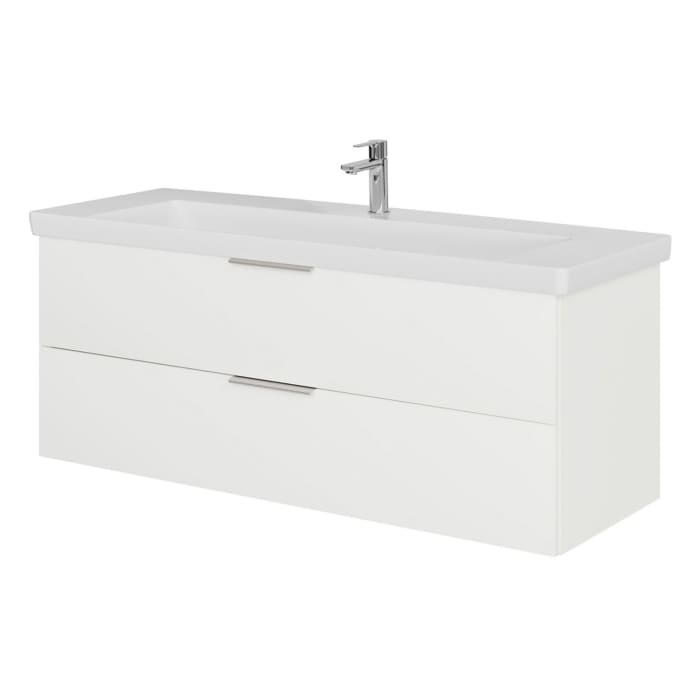 Steinkamp Living 2.0 / Villeroy & Boch Subway 3.0 Waschtisch mit Unterschrank 130 cm