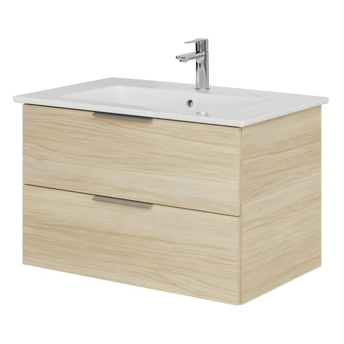 Steinkamp Living 2.0 / Villeroy & Boch Venticello Waschtisch mit Unterschrank 80 cm