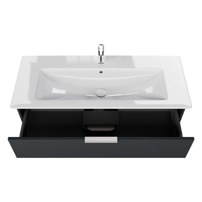 Steinkamp Living 2.0 / Villeroy & Boch Venticello Badmöbel Set 120 cm mit Spiegelschrank, 2 Türen