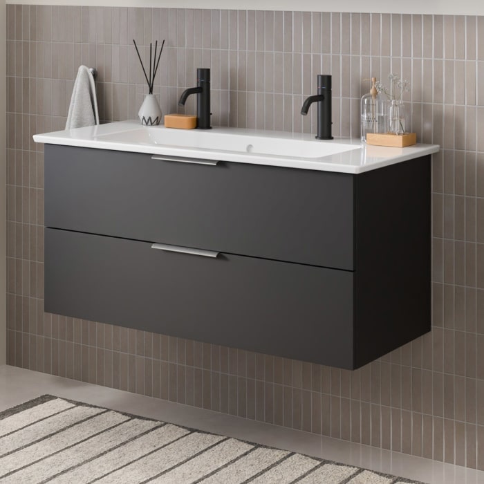 Steinkamp Living 2.0 / Villeroy & Boch Venticello Waschtisch mit Unterschrank 100 cm