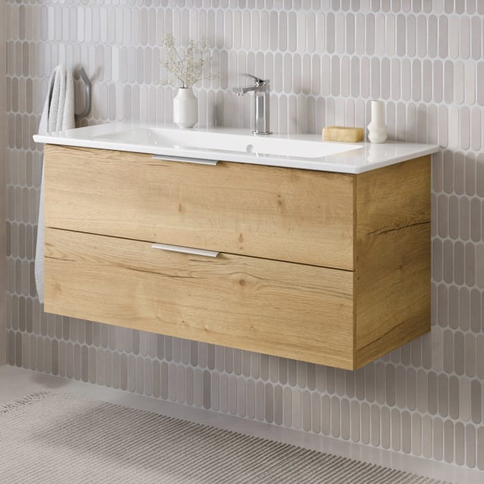 Steinkamp Living 2.0 / Villeroy & Boch Venticello Waschtisch mit Unterschrank 100 cm