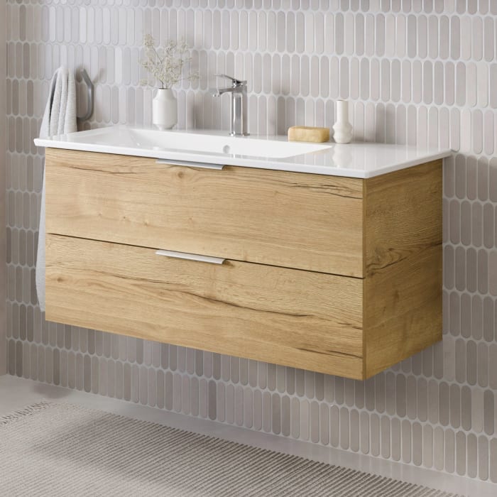 Steinkamp Living 2.0 / Villeroy & Boch Venticello Waschtisch mit Unterschrank 100 cm