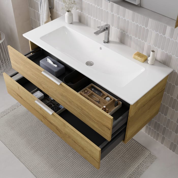 Steinkamp Living 2.0 / Villeroy & Boch Venticello Waschtisch mit Unterschrank 120 cm