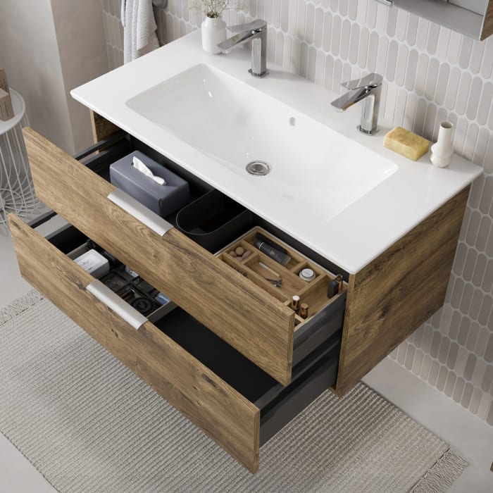 Steinkamp Living 2.0 / Villeroy & Boch Venticello Waschtisch mit Unterschrank 100 cm