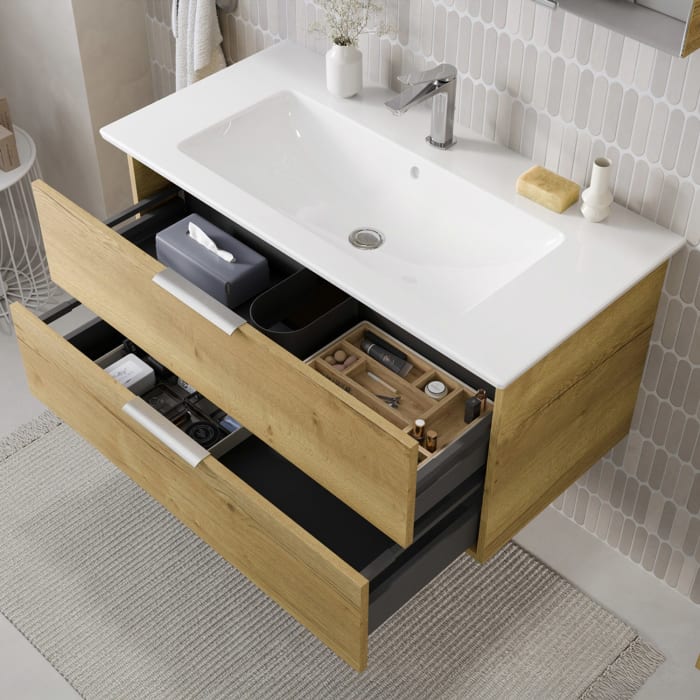 Steinkamp Living 2.0 / Villeroy & Boch Venticello Waschtisch mit Unterschrank 100 cm