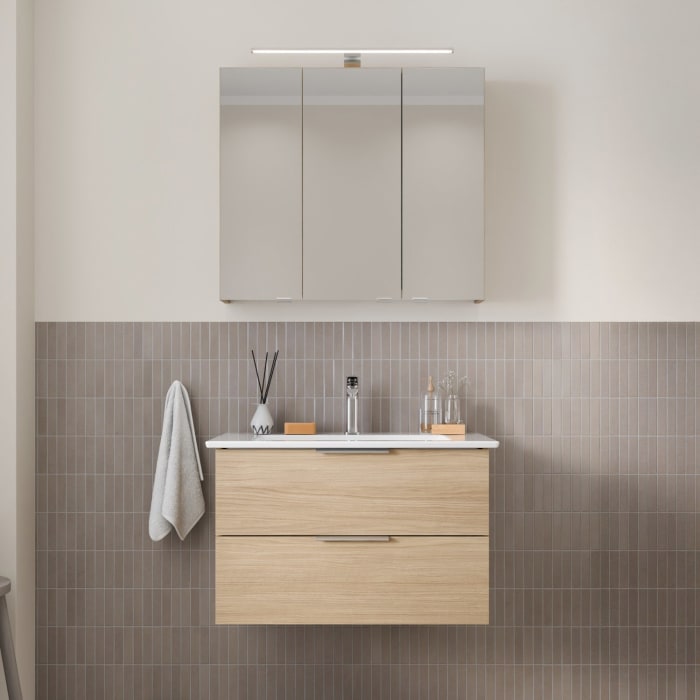 Steinkamp Living 2.0 / Villeroy & Boch Venticello Waschtisch mit Unterschrank 80 cm