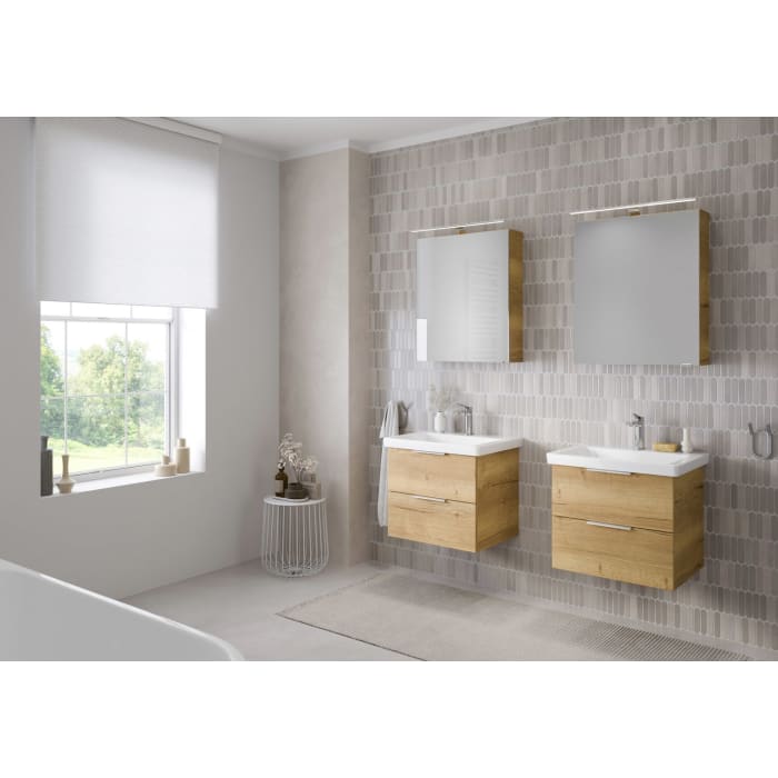 Steinkamp Living 2.0 / Villeroy & Boch Subway 3.0 Waschtisch mit Unterschrank 65 cm