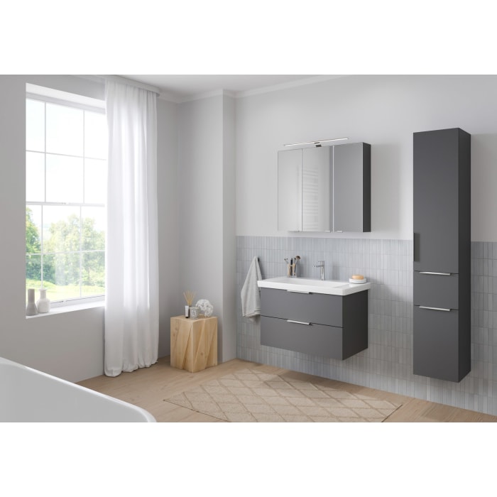 Steinkamp Living 2.0 / Villeroy & Boch Subway 3.0 Waschtisch mit Unterschrank 80 cm