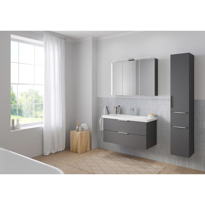 Steinkamp Living 2.0 / Villeroy & Boch Subway 3.0 Waschtisch mit Unterschrank 100 cm