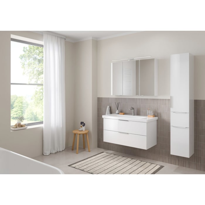 Steinkamp Living 2.0 / Villeroy & Boch Subway 3.0 Waschtisch mit Unterschrank 100 cm