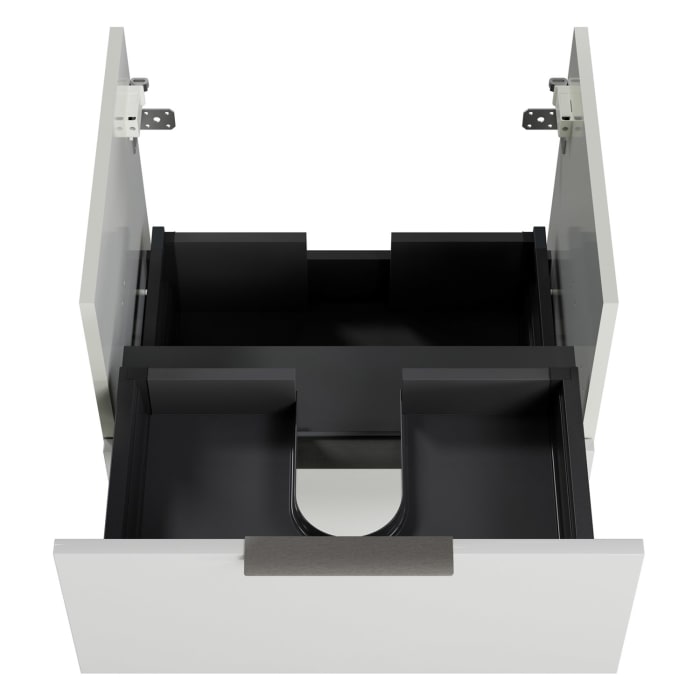 Steinkamp Living 2.0 / Villeroy & Boch Loop & Friends Aufsatzwaschtisch mit Waschtischunterschrank 59 cm