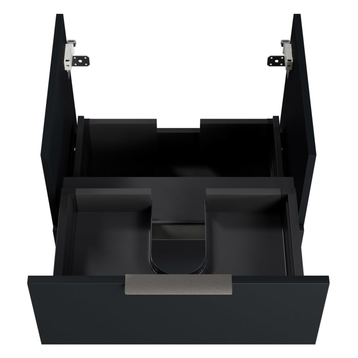 Steinkamp Living 2.0 / Villeroy & Boch Loop & Friends Aufsatzwaschtisch mit Waschtischunterschrank 59 cm
