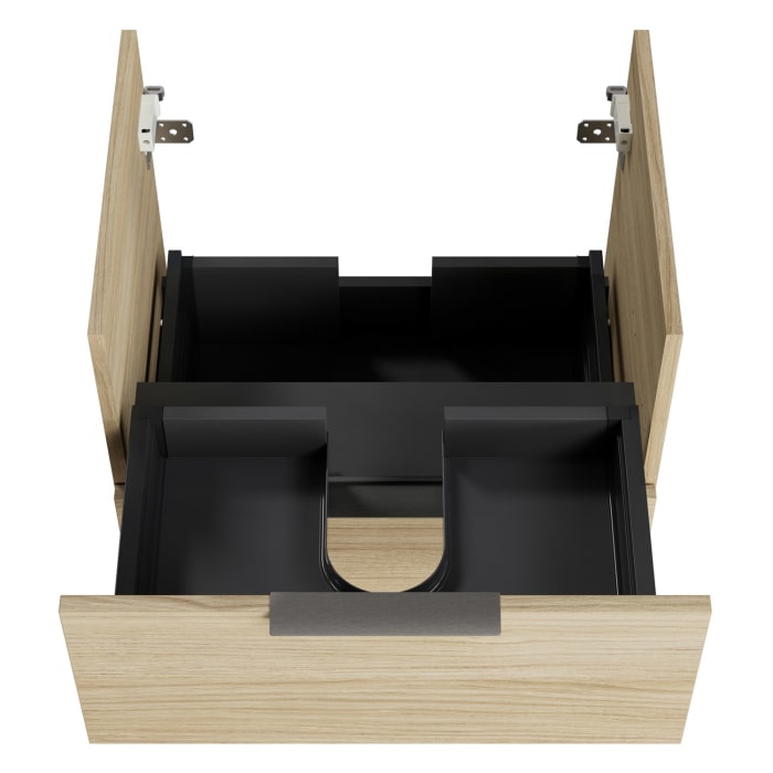 Steinkamp Living 2.0 / Villeroy & Boch Loop & Friends Aufsatzwaschtisch mit Waschtischunterschrank 59 cm