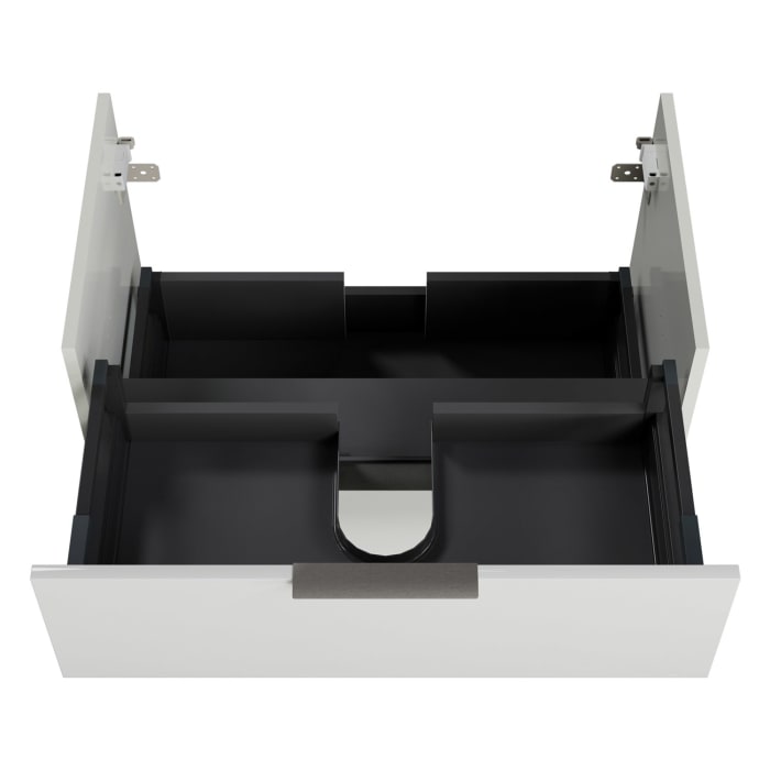 Steinkamp Living 2.0 / Villeroy & Boch Loop & Friends Aufsatzwaschtisch mit Waschtischunterschrank 79 cm