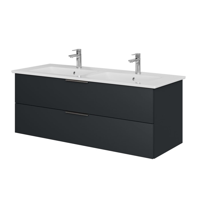 Steinkamp Living 2.0 Waschtischunterschrank 125 cm für Villeroy & Boch Venticello Doppelwaschtisch 130 cm