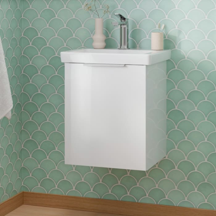 Steinkamp Living 2.0 Waschtischunterschrank 45 cm für Villeroy & Boch Subway 3.0 Waschtisch 50 cm