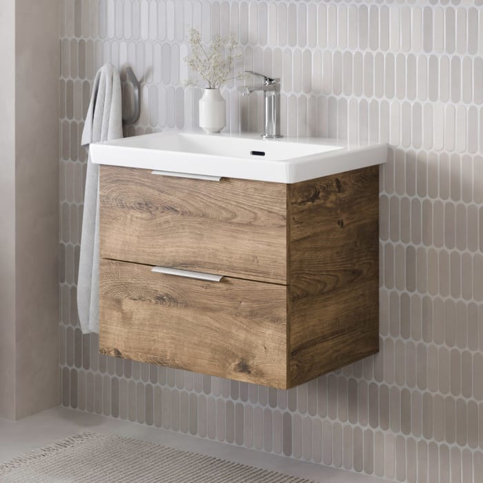 Steinkamp Living 2.0 Waschtischunterschrank 56 cm für Villeroy & Boch Subway 3.0 Waschtisch 60 cm