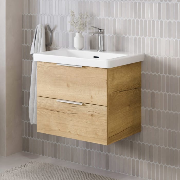 Steinkamp Living 2.0 Waschtischunterschrank 61 cm für Villeroy & Boch Subway 3.0 Waschtisch 65 cm