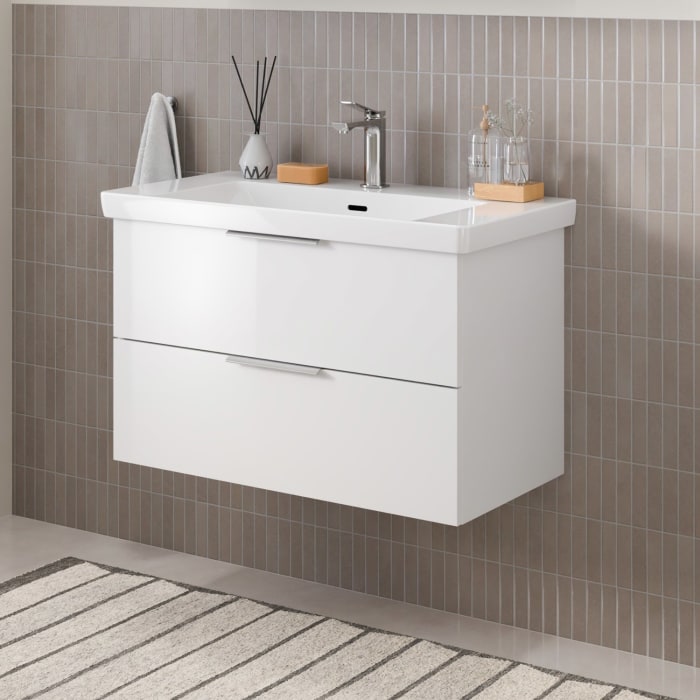 Steinkamp Living 2.0 Waschtischunterschrank 75 cm für Villeroy & Boch Subway 3.0 Waschtisch 80 cm