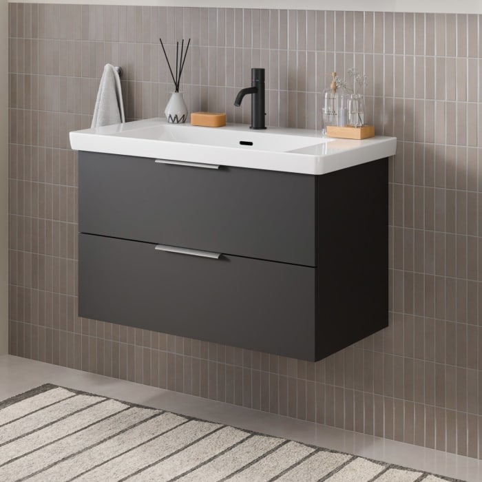 Steinkamp Living 2.0 Waschtischunterschrank 75 cm für Villeroy & Boch Subway 3.0 Waschtisch 80 cm