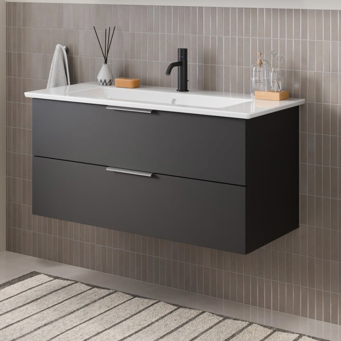 Steinkamp Living 2.0 Waschtischunterschrank 95 cm für Villeroy & Boch Venticello Waschtisch 100 cm