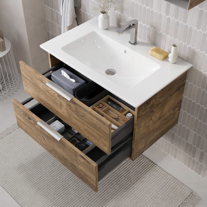 Steinkamp Living 2.0 Waschtischunterschrank 75 cm für Villeroy & Boch Venticello Waschtisch 80 cm