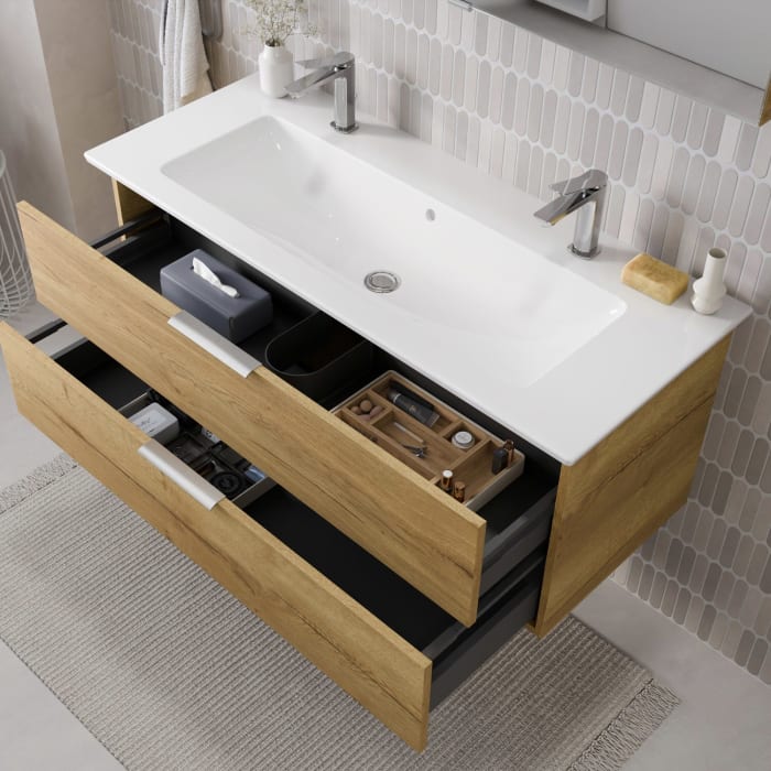 Steinkamp Living 2.0 Waschtischunterschrank 115 cm für Villeroy & Boch Venticello Waschtisch 120 cm