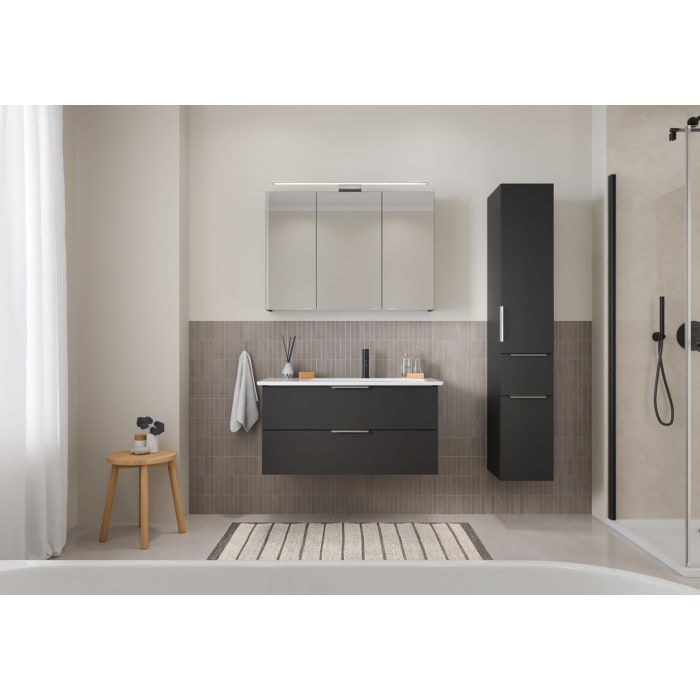 Steinkamp Living 2.0 Waschtischunterschrank 95 cm für Villeroy & Boch Venticello Waschtisch 100 cm, Becken rechts